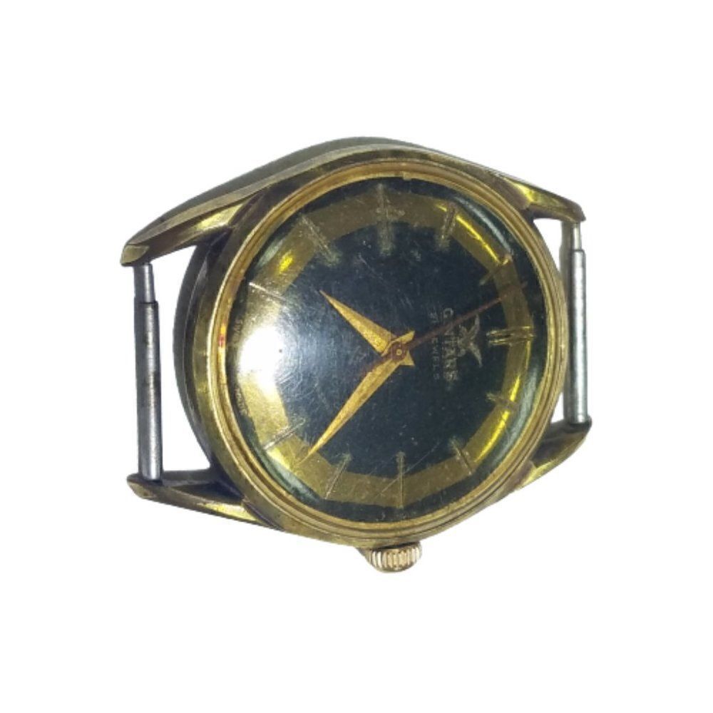 Vintage Gintars 21 Jewels Gold Filled Swiss Watch Metin Yildiz For Parts Repair - Picture 9 of 12